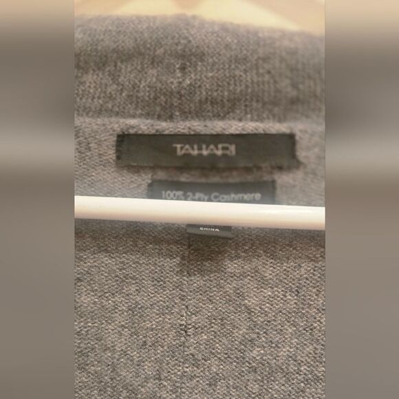 Tahari 100% Cashmere  Open Front Cardigan Sweater - Picture 5 of 5